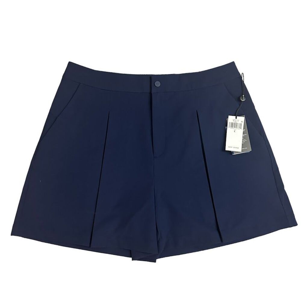 New w/ Tags Ralph Lauren RLX Navy Blue Performance Skort‎ Golf Skirt L MSRP $128